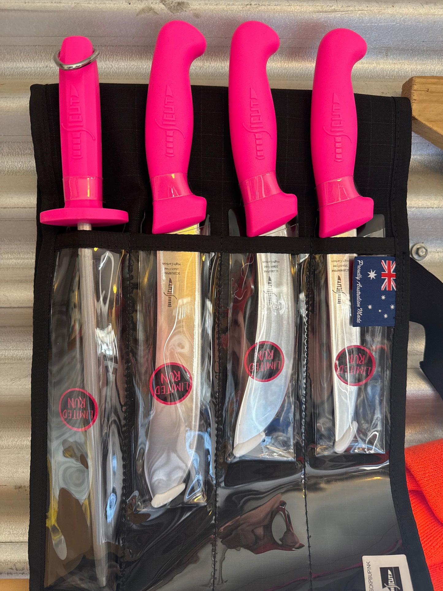 SICUT 4 Piece Butchers Knife Package