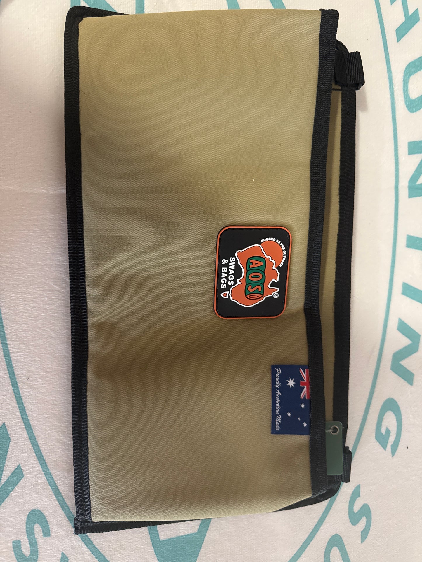 AOS 4WD Australian Made Rip Stop Canvas Dashboard storage Organiser 2 colours Available