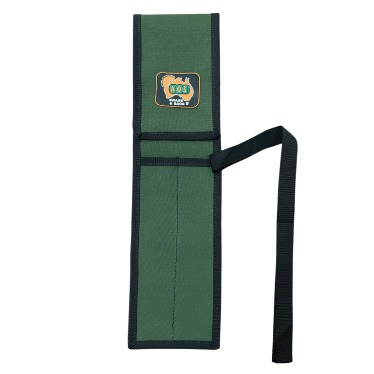 AOS Australian Made Canvas Knife, Tool & Utensil Wrap Roll – Full Canvas – Touch Tape Closure