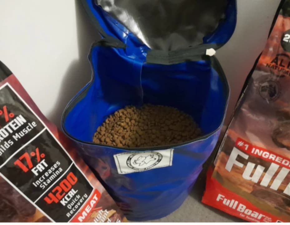 PVC Dog Kibble Storage Bags