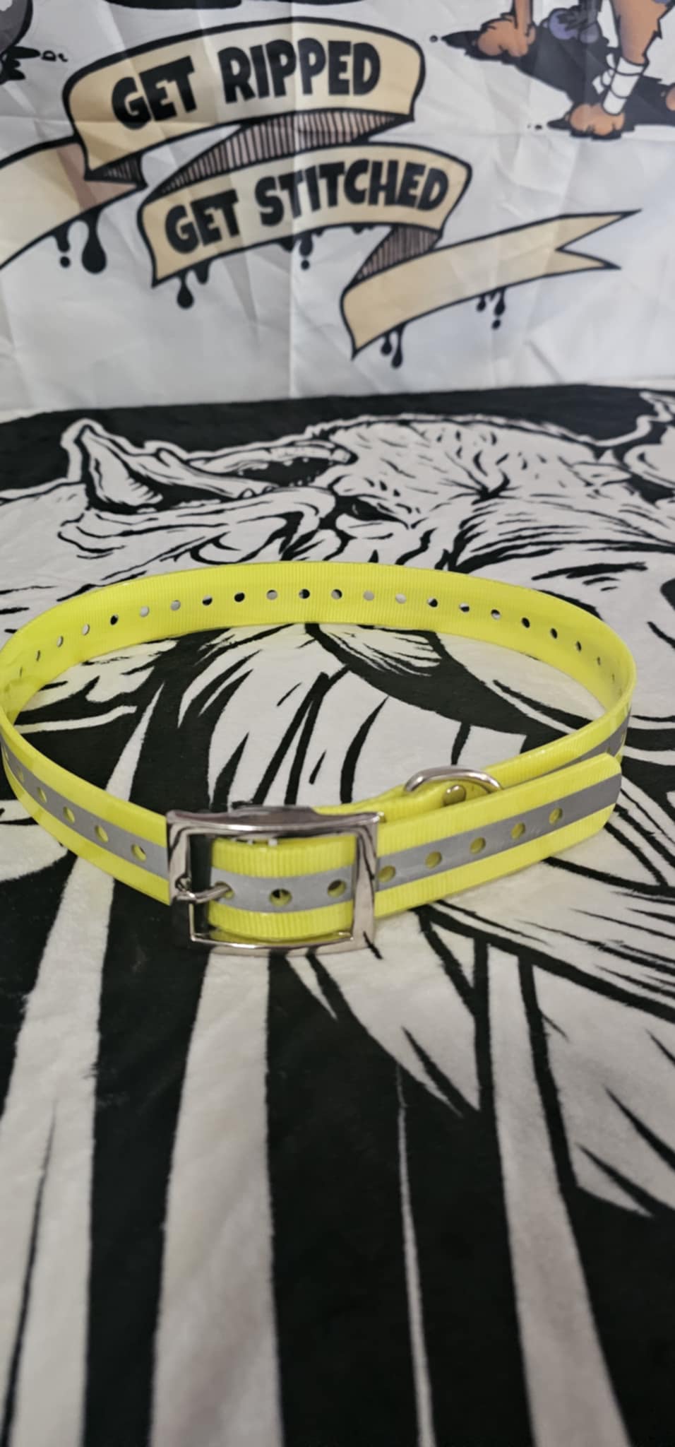 30” Fluro Reflective Dog Collar 6 colours