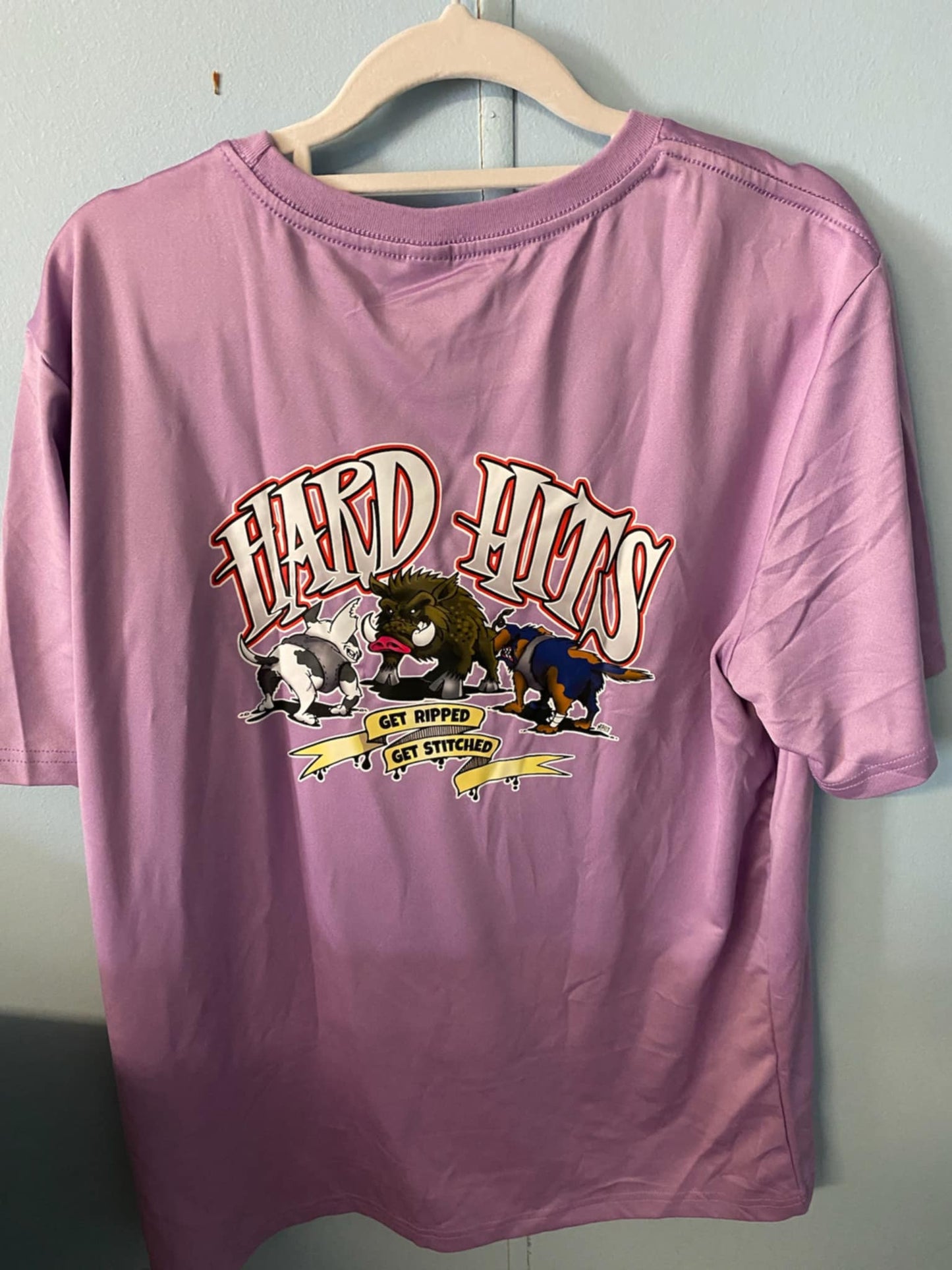 Hard Hits Cartoon Adults T-Shirts