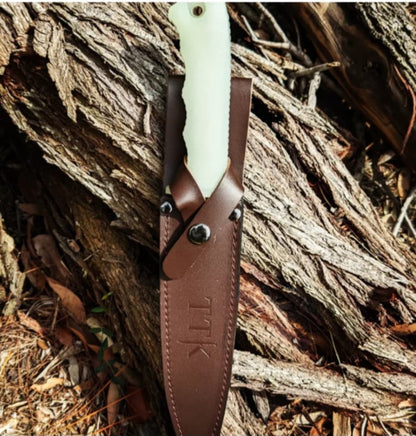 TTK Pig Sticker With Glow Handle And Leather Sheath!