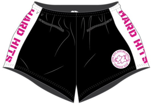 Hard Hits Hunting Supplies Pink Footy Shorts