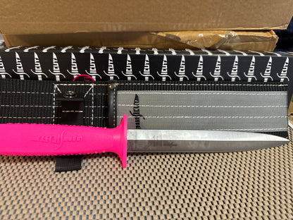 SICUT 8″ Pig Sticking Knife W/SH **SVA** Purple, Black,Blue & Glow in the dark Handle !