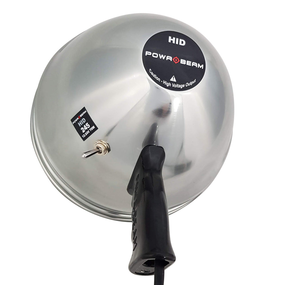 245mm/9" HID 70W Hand Held Spotlight