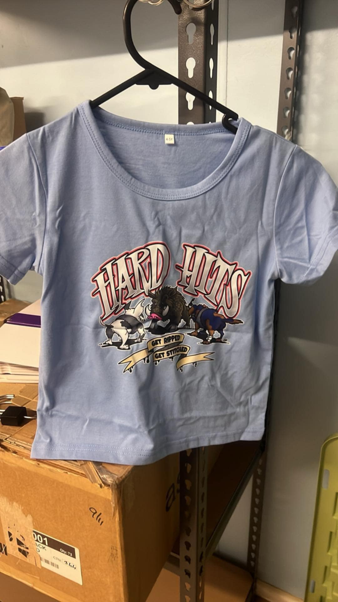 Hard Hits Kids Shirts