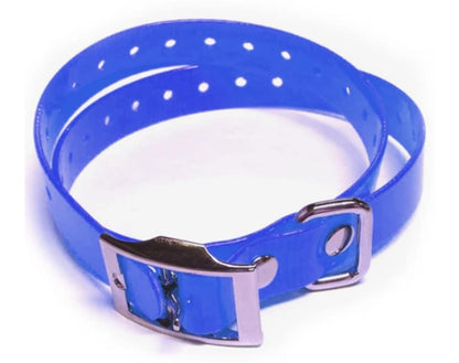 18mm Wide Replacement Dog Collar for tt15 mini t5 mini and training collars in Orange or Blue