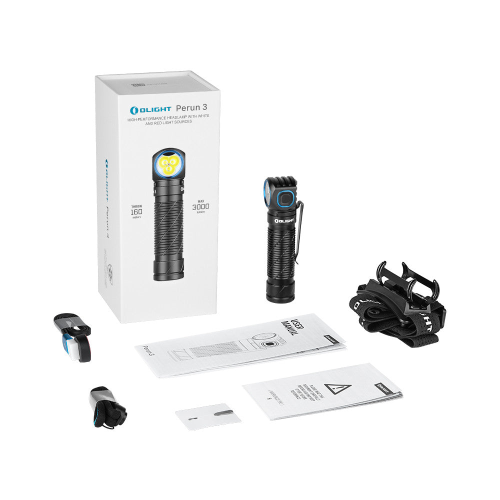 Olight Perun 3 Headlamp 3000Lm - Black